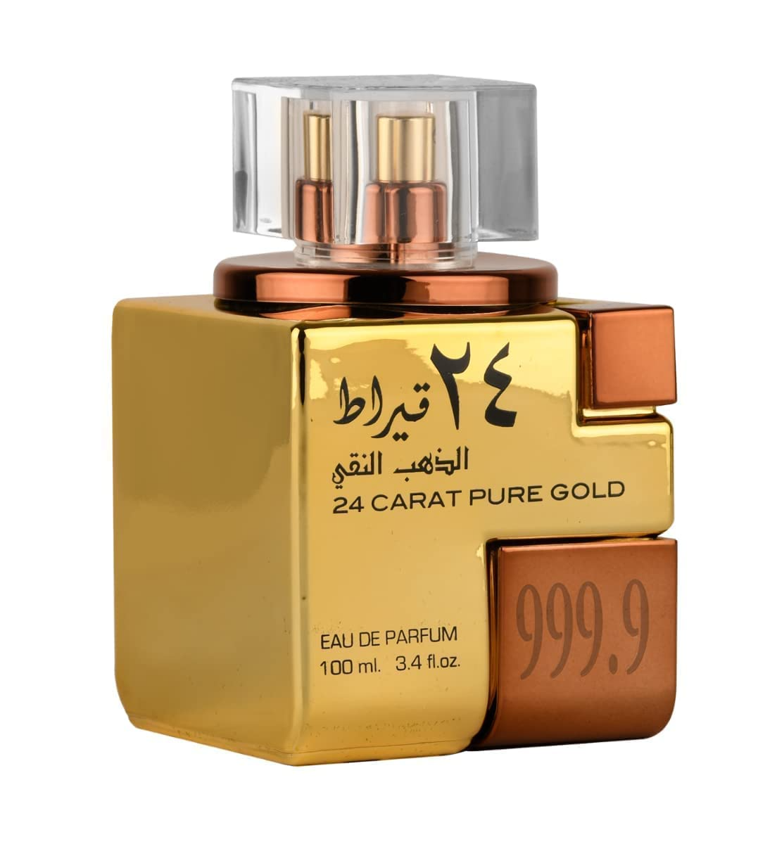 24 Carat Pure Gold Eau de Parfum 100Ml 3.4Oz (Unisex) by Lattafa