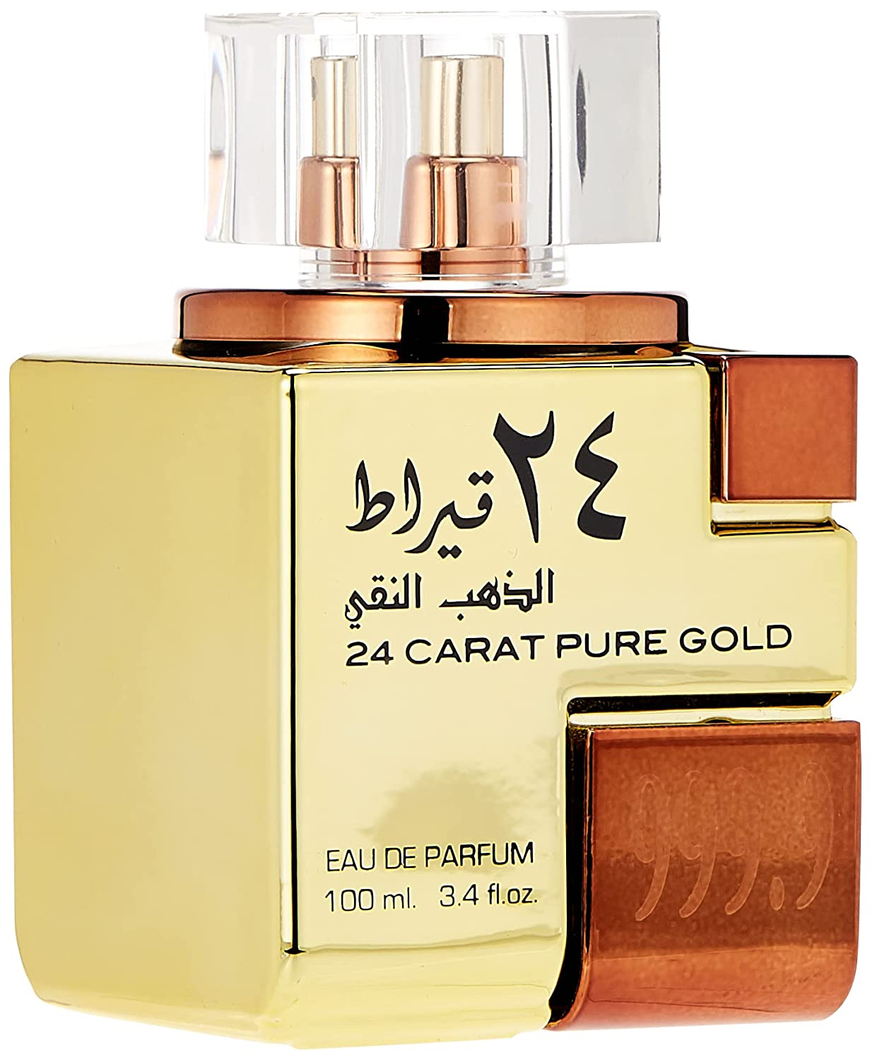 24 Carat Pure Gold Eau de Parfum 100Ml 3.4Oz (Unisex) by Lattafa