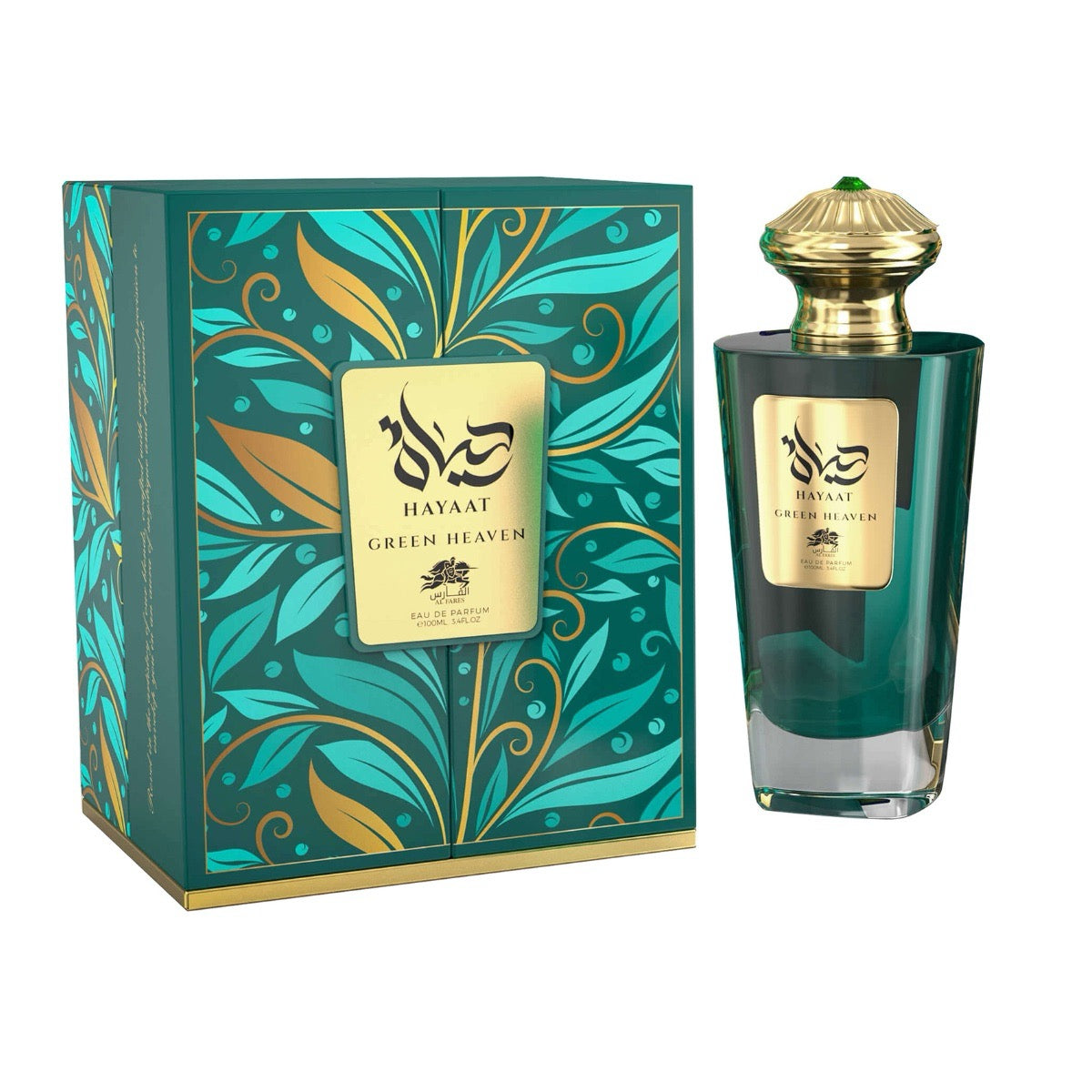 Hayaat Green Heaven EDP Unisex 100Ml (3.4Oz) by Al Fares