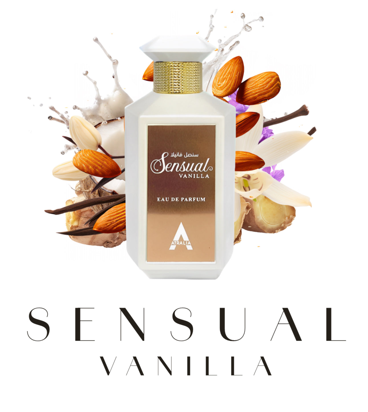 Sensual Vanilla EDP 100Ml 3.4Oz by Atralia