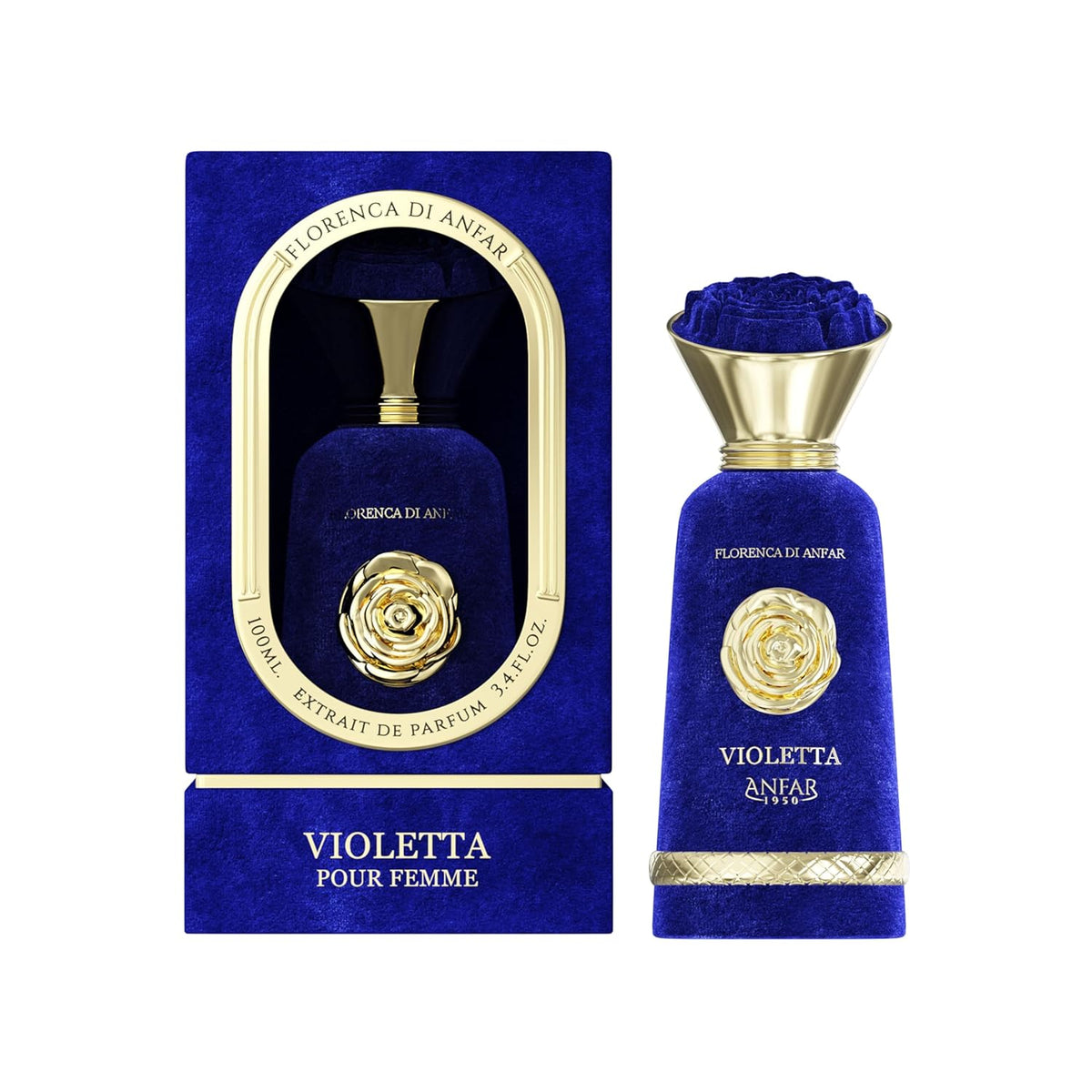 Violetta Extrait De Parfum for Women 100ml 3.4Oz by Anfar 1950