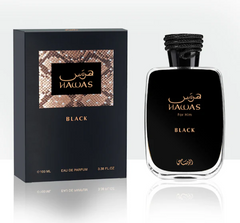 Rasasi Hawas Black Eau De Parfum for Men 100Ml 3.4Oz